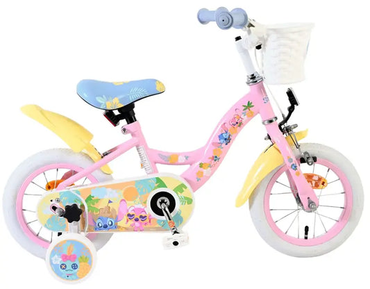 Rowerek 12 cali Stitch różowy