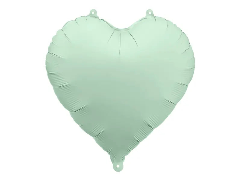 Balon foliowy Serce 45cm zieleń