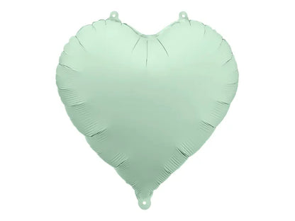 Balon foliowy Serce 45cm zieleń