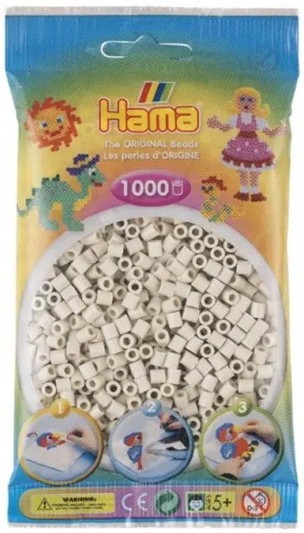 Koraliki midi 1000 szt biały