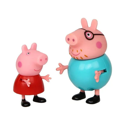 Figurka Świnka Peppa + tata Peppy