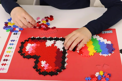 Plus-plus puzzle by number serce 250 elementów
