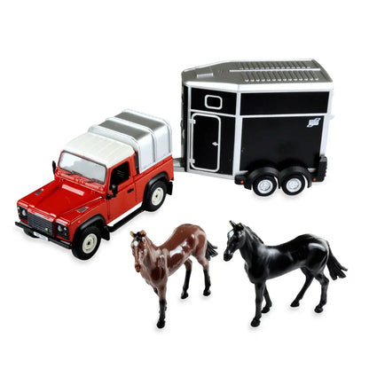 TOMY Britains Land Rover z przyczepą d/koni 43239