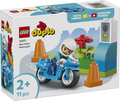 Lego Duplo - Niebieski motocykl policyjny