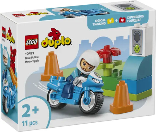 Lego Duplo - Niebieski motocykl policyjny