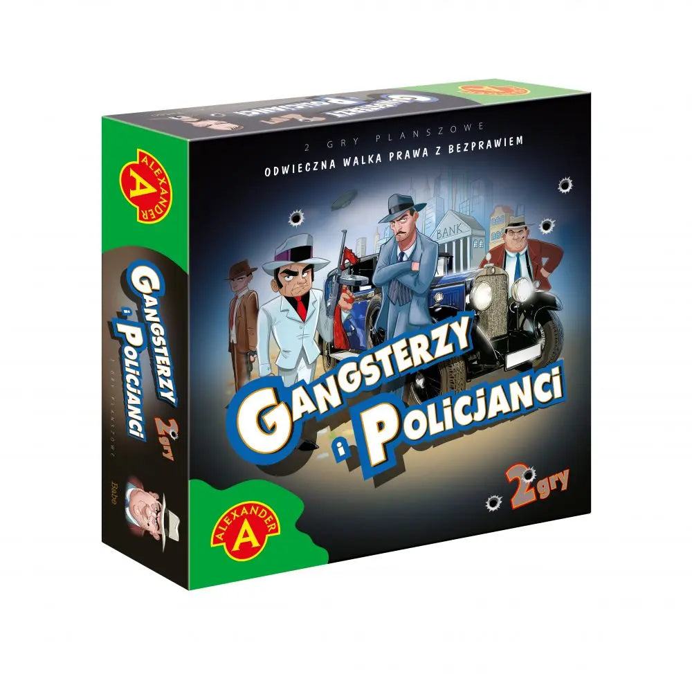 Gangsterzy i policjanci - 2 gry planszowe 22377