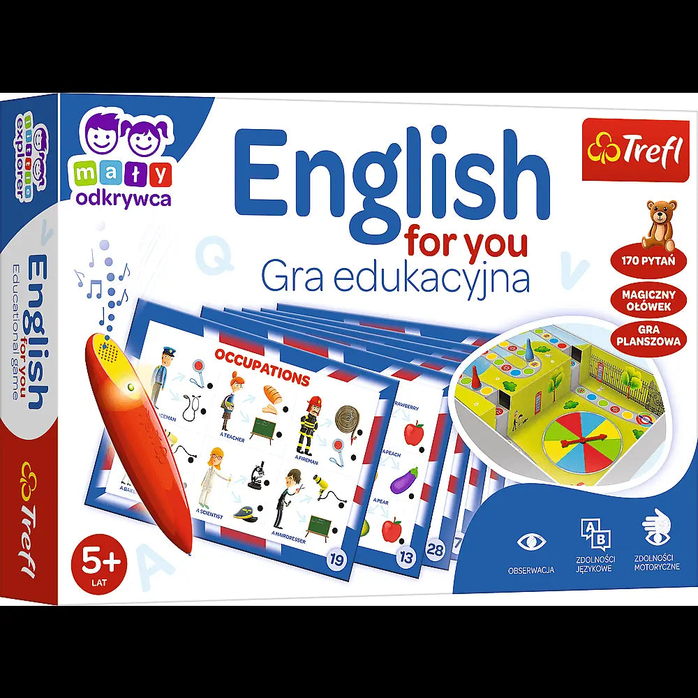Mały odkrywca gra english for you magiczny ołówek