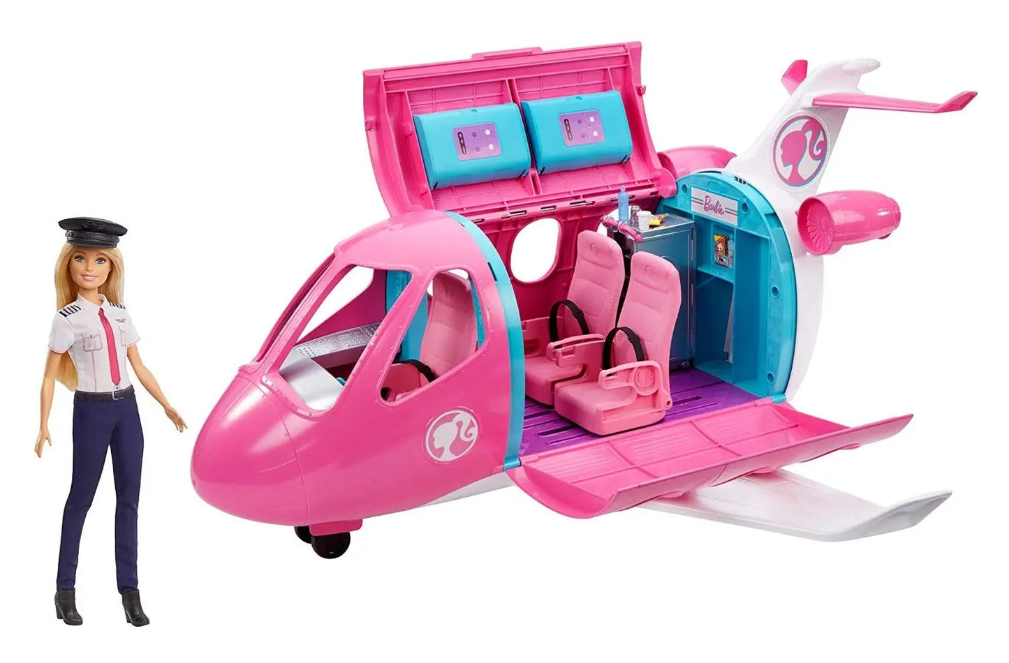 Barbie samolot + lalka pilot GJB33