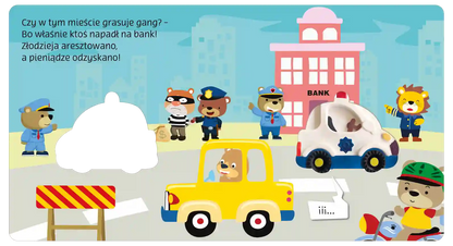 Książeczka edukacyjna moje pierwsze dźwięki: policja