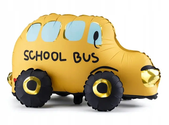 Balon foliowy stojący - Autobus - 66x36cm