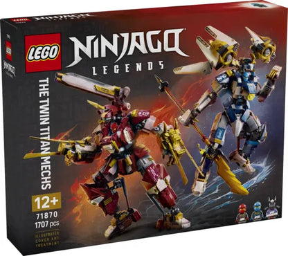 Lego Ninjago - Bliźniacze tytanowe mechy