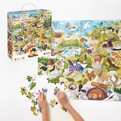 CzuCzu Dzikie puzzle Parki narodowe 6+