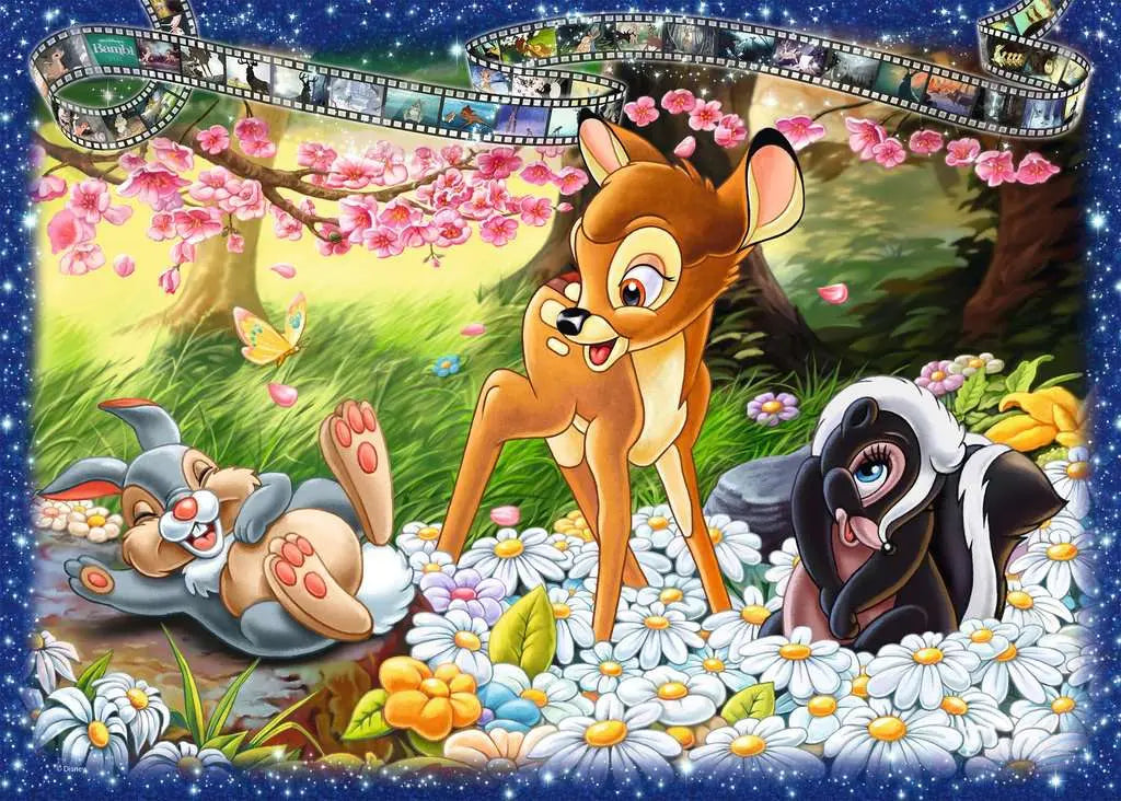 Puzzle 1000 elementów Disney Bambi