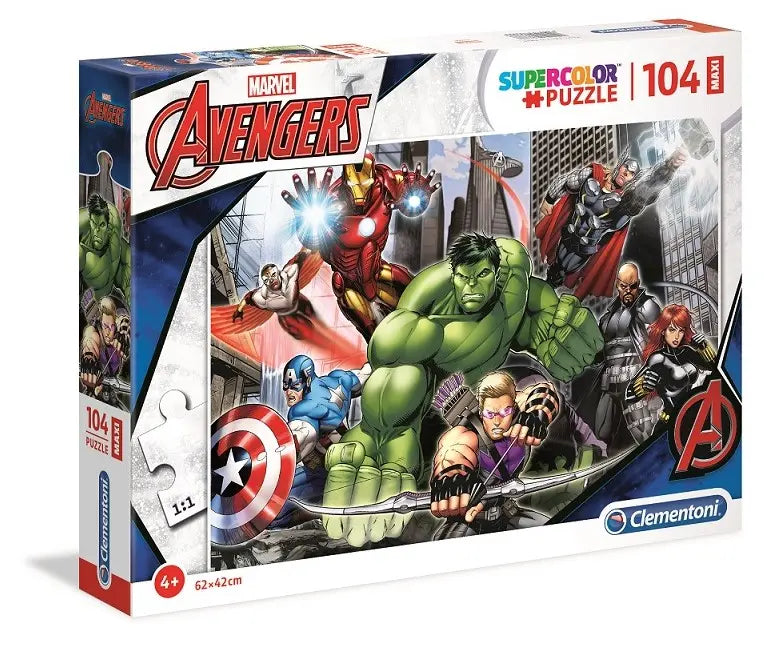 Puzzle 104 maxi Super Kolor Avengers