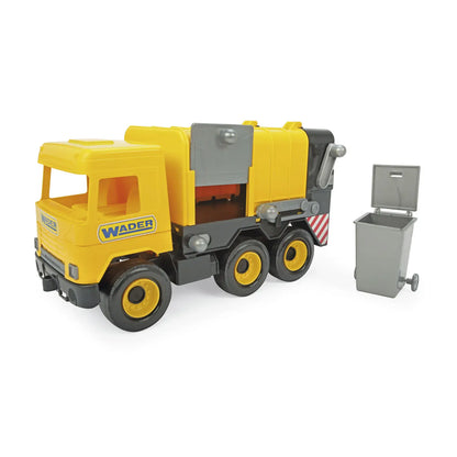 WADER Middle Truck śmieciarka żółta 32123 21236
