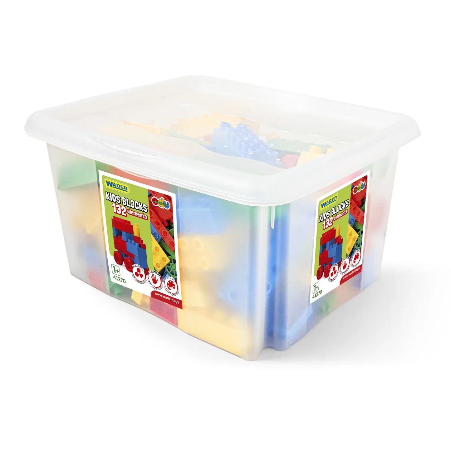 WADER Kids Blocks klocki 132el box 41270 12705
