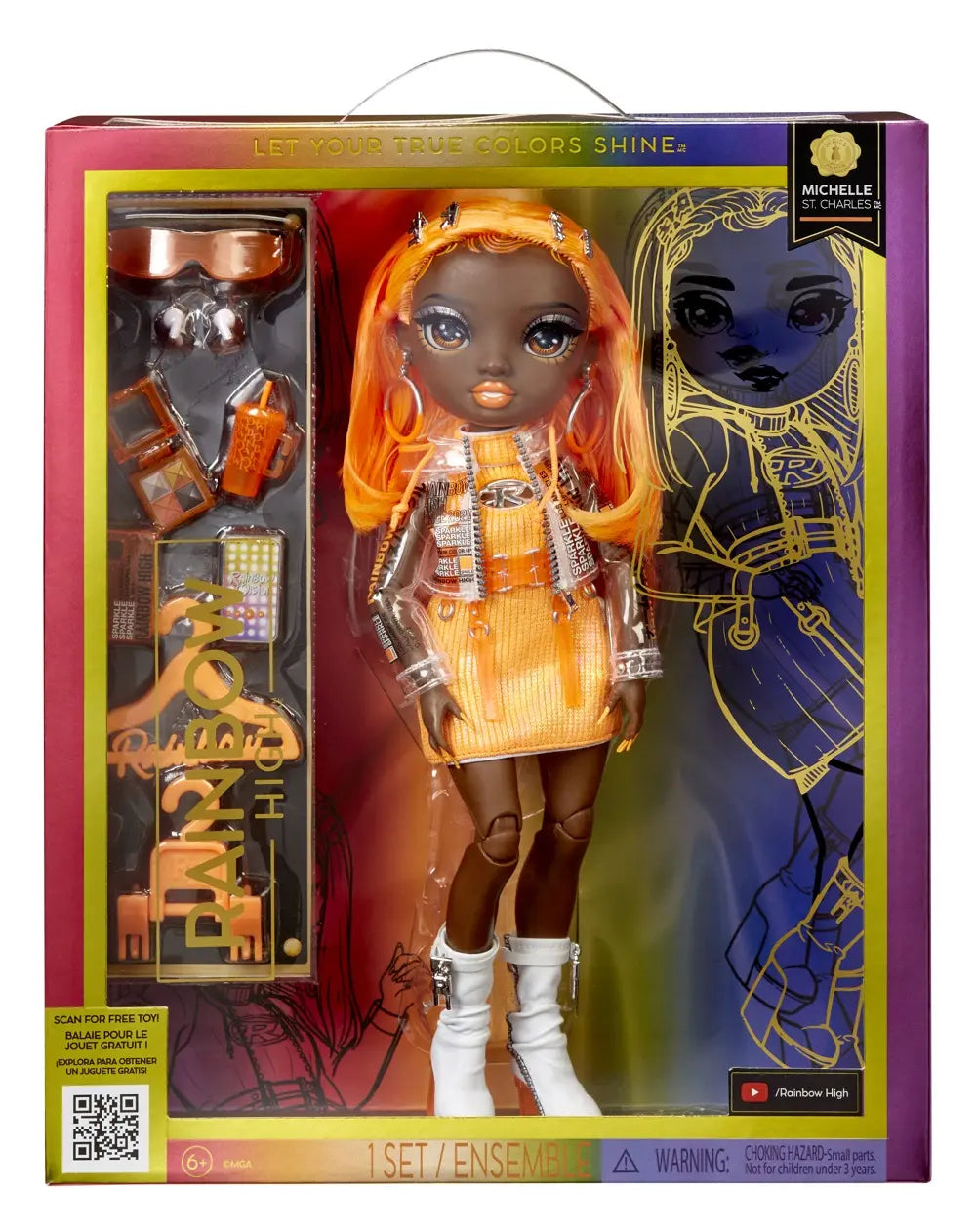Rainbow High S23Fashion Doll Orange 583127 /3