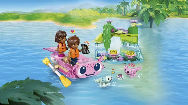 Lego Friends - Przygoda na aksolotlowej łodzi