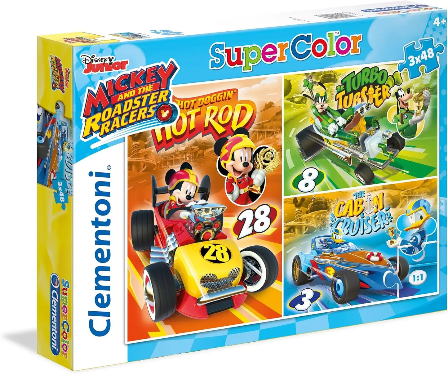 Puzzle 3x48 Mickey and The Roadsters