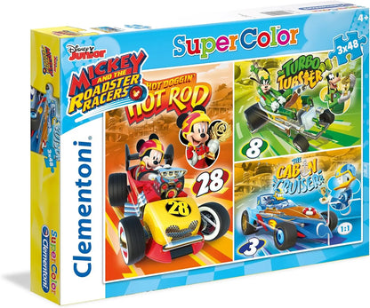 Puzzle 3x48 Mickey and The Roadsters