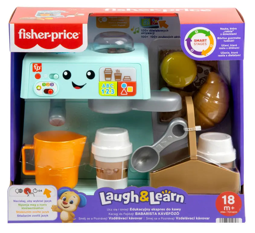 Fisher-price ekspres do kawy: ucz się i śmiej