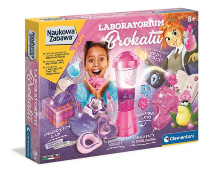 Naukowa zabawa Laboratorium brokatu