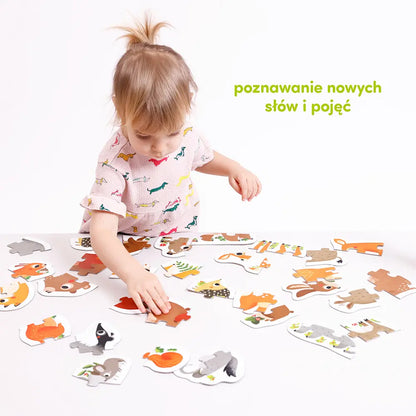 CzuCzu Puzzle Progresywne Zwierzątka w lesie 2+