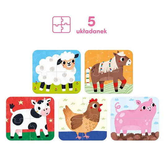 Puzzle - Układam zwierzątka