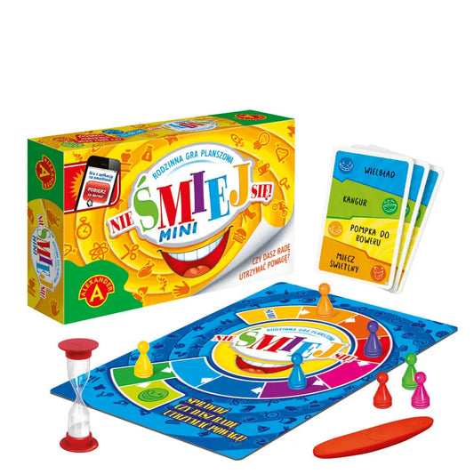 Gra Nie śmiej się! - wersja familijna mini 15218
