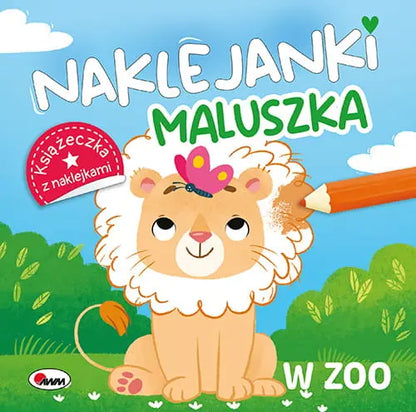 Książeczka - Naklejanki maluszka. W zoo