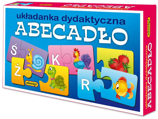 Abecadło układanka puzzlowa