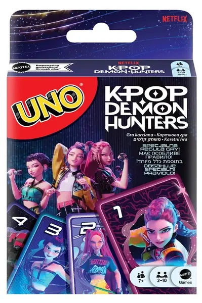 Uno gra w karty K-POP Demon Hunters