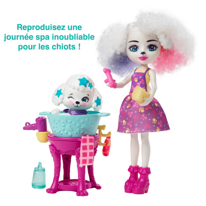 Enchantimals zestaw salon piękności pudelków