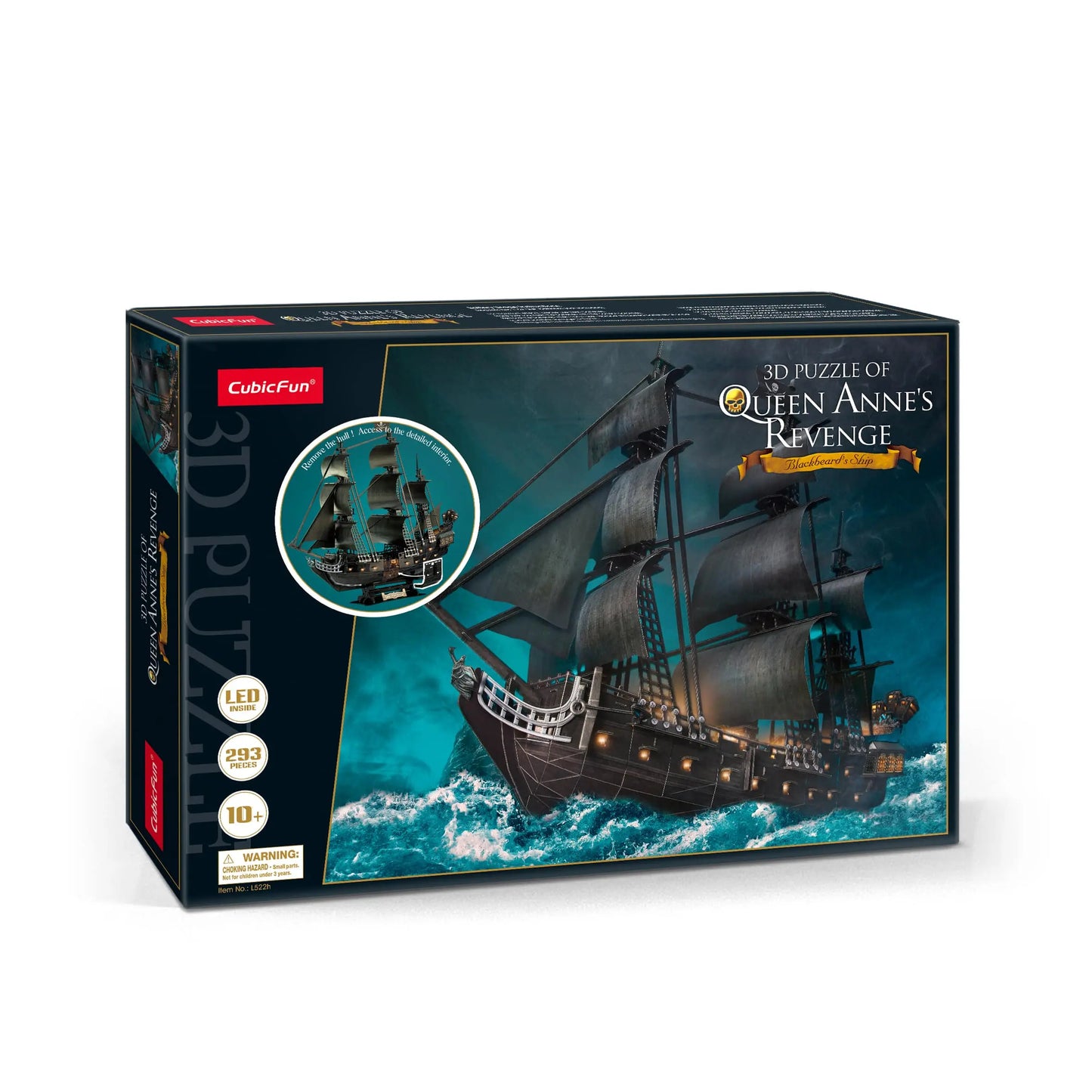 Cubic Fun puzzle 3D LED Królowa Anna