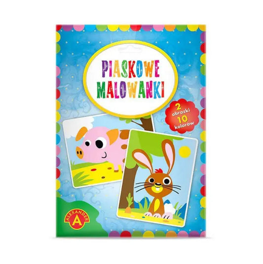 Piaskowe malowanki - świnka,królik 18752