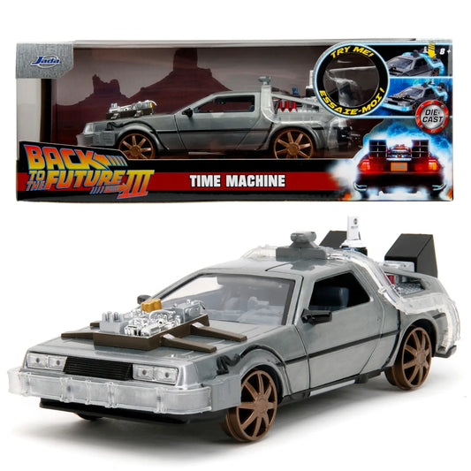 Jada pojazd metalowy delorean back to the future iii 1:24