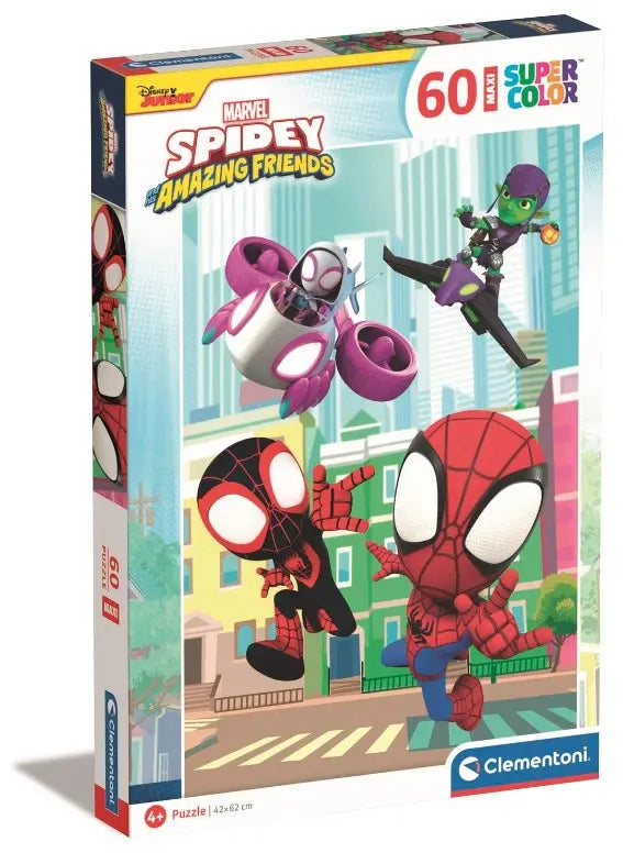 Puzzle 60 maxi super kolor marvel spidey