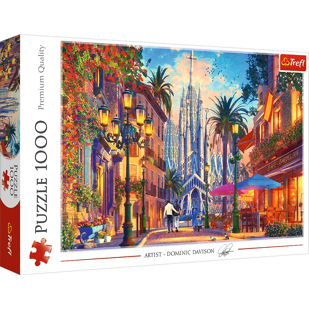 Puzzle 1000 elementów barcelona hiszpania