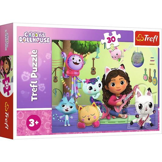 Puzzle 30 elementów gabi i jej uroczy domek