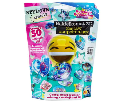 Naklejkomat 3D zestaw uzupełniający – Kolekcja podwodna
