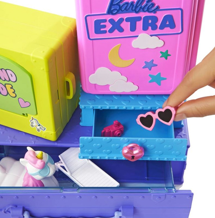 Barbie Extra + mała lalka + zwierzątka  HDY91