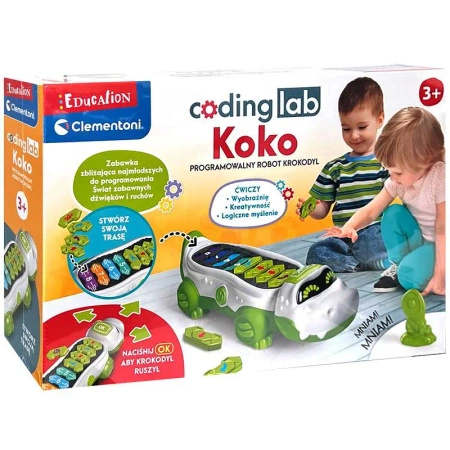 CLEMENTONI CODING LAB Koko programowalny robot krokodyl 50108