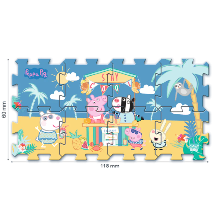 TREFL Puzzlopianka Układanka Świnka Peppa Summer  61363
