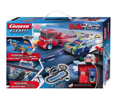 Carrera  GO!!! Tor Build n Race Racing Set 4,9m 20062530