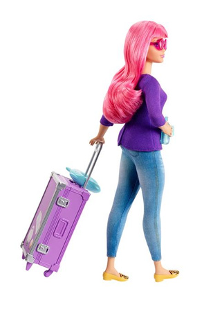 Barbie Daisy z kotkiem w podróży FWV26