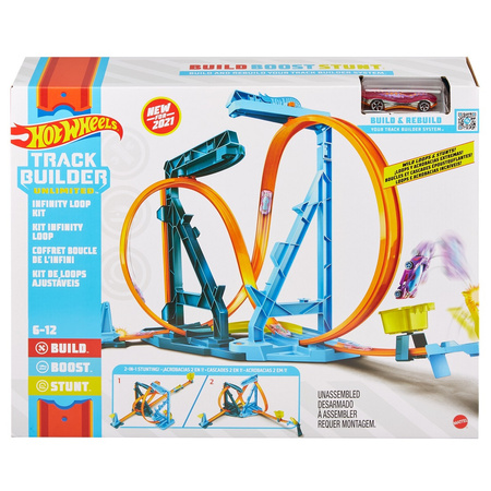 Hot Wheels Track Builder zestaw pętla megatransformacja GVG10