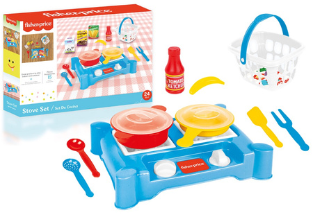 Fisher-Price kuchenka + akcesoria 1822