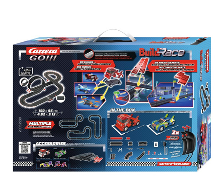 Carrera  GO!!! Tor Build n Race Racing Set 4,9m 20062530