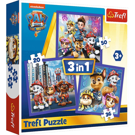 PUZZLE 3w1 Psi Patrol gotowy do akcji  34861