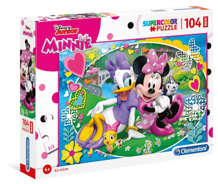 Puzzle 104 maxi Super Kolor Minnie Happy Helpers 23708